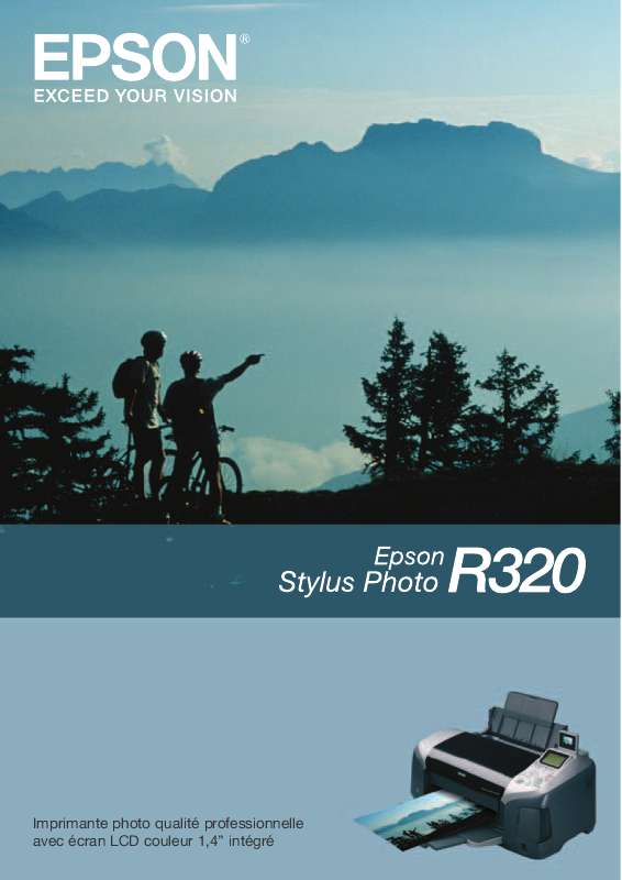 Notice Epson Stylus Photo R320 Imprimante Trouver Une Solution à Un Problème Epson Stylus 5643